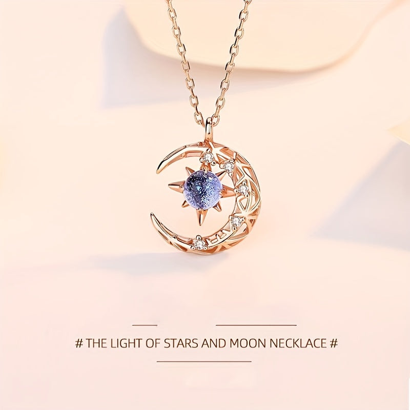 Dainty Moonstone Pendant Necklace