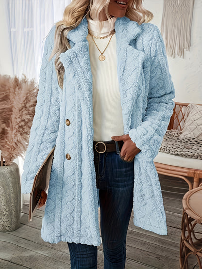 Cozy Knit textured Winter Coat