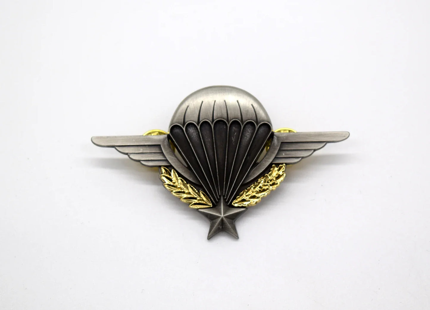 Military France Brevet Paratrooper Parachutiste E.Cholet Metal Badge Pin