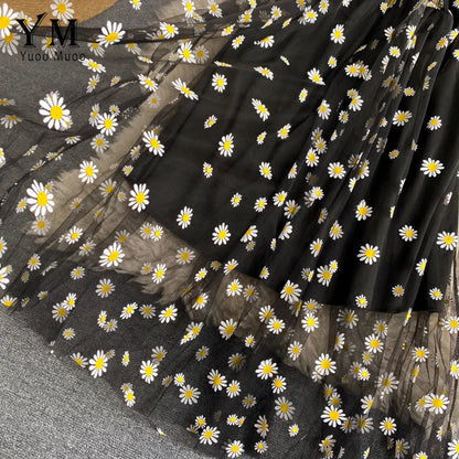 Korean Fashion Daisy Flower Dress