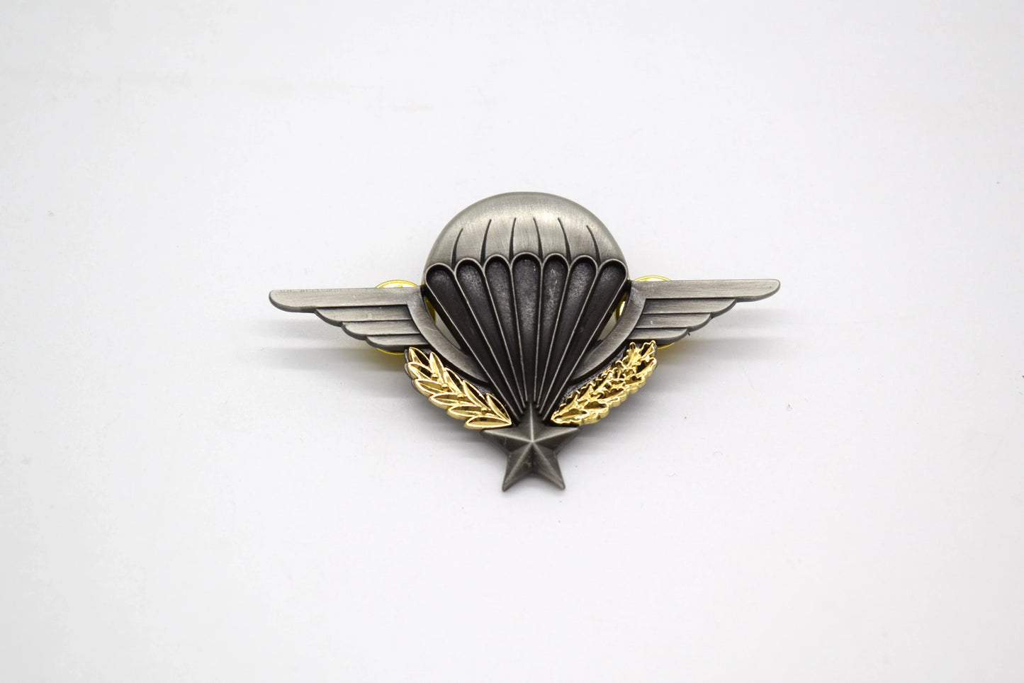 Military France Brevet Paratrooper Parachutiste E.Cholet Metal Badge Pin