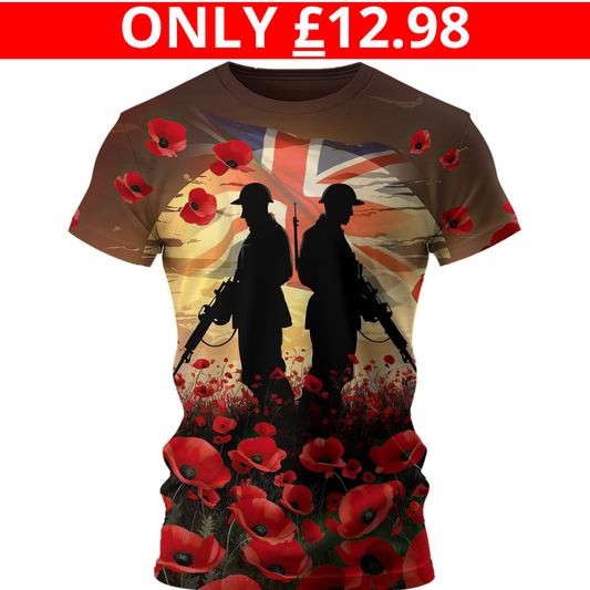 Promo - Soldiers Duo Poppy Field Remembrance Day