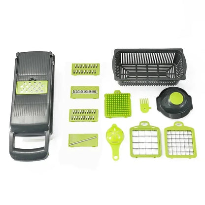 Multifunctional Vegetable Chopper Handle Slicer And Dicer