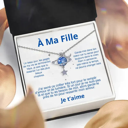 Collier, à ma fille, je t'aime